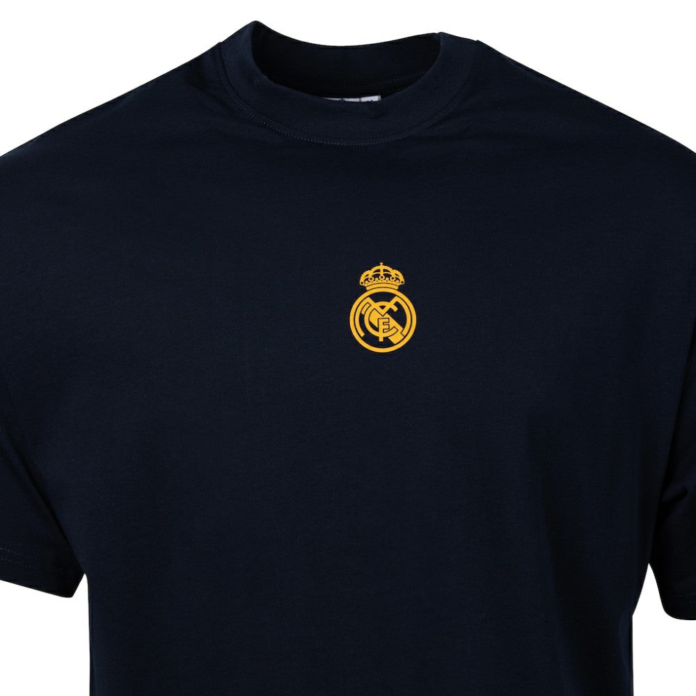 Real Madrid Sport Design Sweden Youth Game Day Graphic T-Shirt Navy
