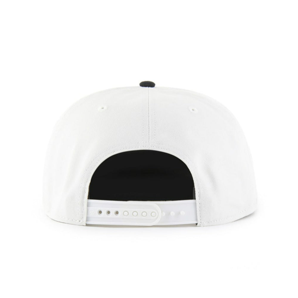 Dallas Cowboys '47 Foundational Captain Snapback Hat - White/Navy - 47 brand