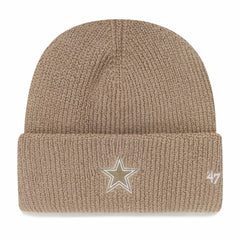 Dallas Cowboys '47 Foundational Cuffed Knit Hat - Tan - 47 brand