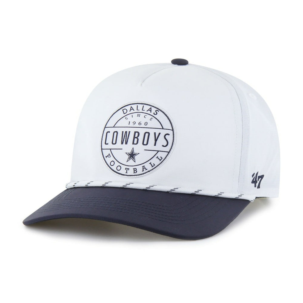 Dallas Cowboys '47 Suburbia Hitch Two-Tone Adjustable Hat - White/Navy - 47 brand