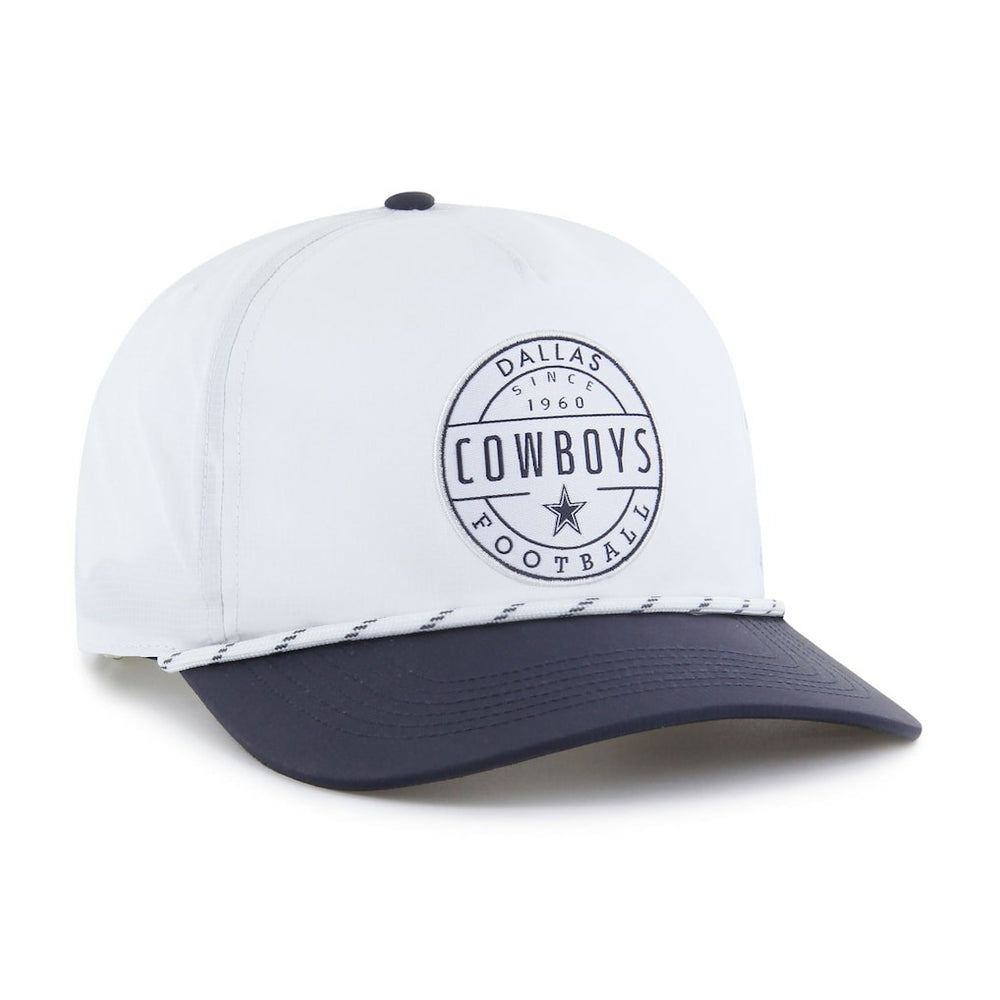 Dallas Cowboys '47 Suburbia Hitch Two-Tone Adjustable Hat - White/Navy - 47 brand