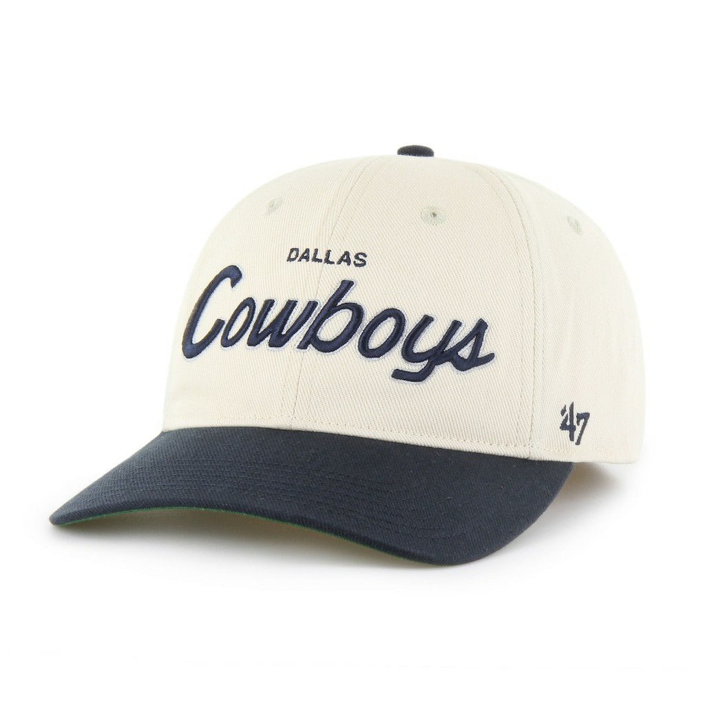 Dallas Cowboys '47 Crosstown Franchise Two-Tone Relaxed Flex Hat - Cream - 47 brand