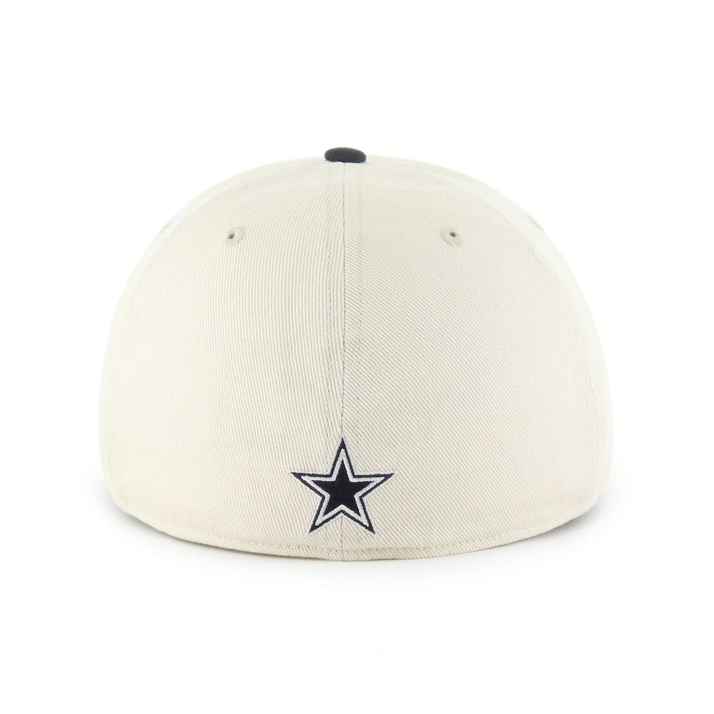 Dallas Cowboys '47 Crosstown Franchise Two-Tone Relaxed Flex Hat - Cream - 47 brand