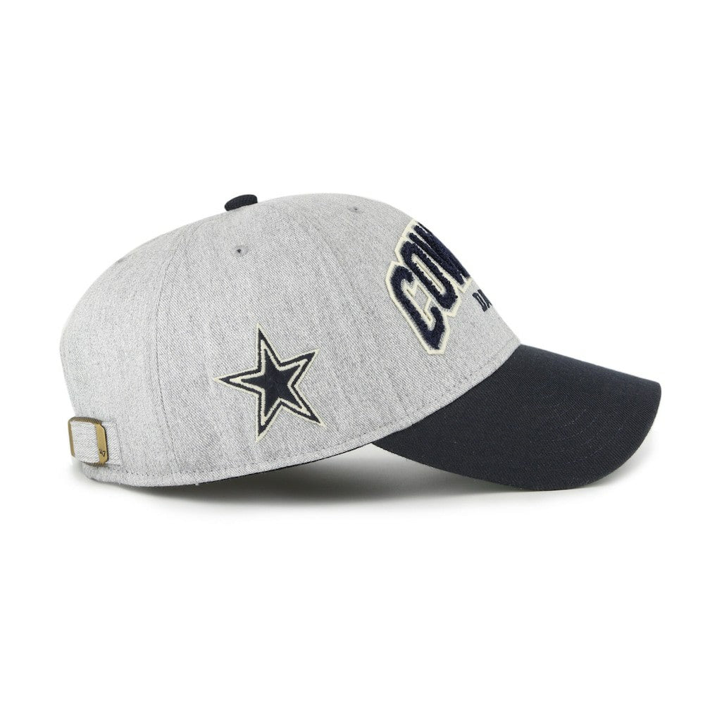 Dallas Cowboys '47 Standish MVP Adjustable Hat - Heather Gray - 47 brand