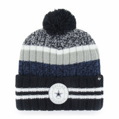 Dallas Cowboys '47 Quiver Cuffed Pom Knit Hat - Navy - 47 brand