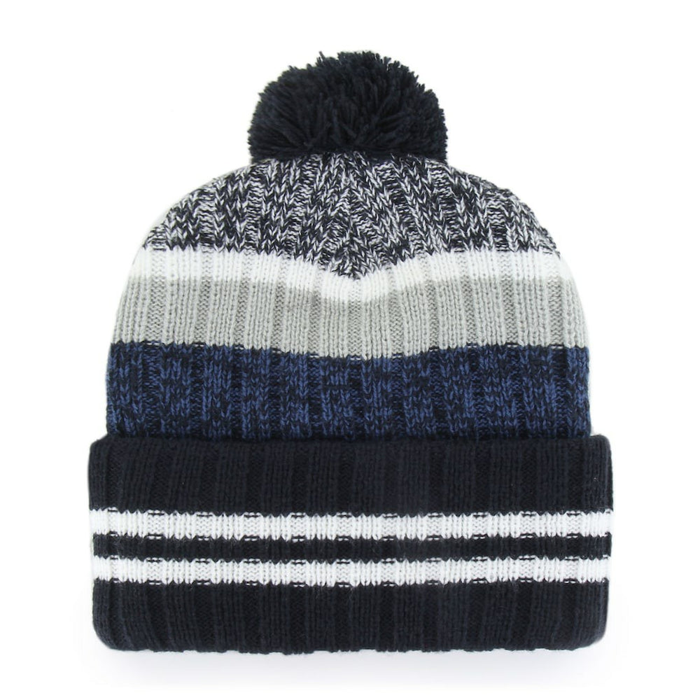 Dallas Cowboys '47 Quiver Cuffed Pom Knit Hat - Navy - 47 brand