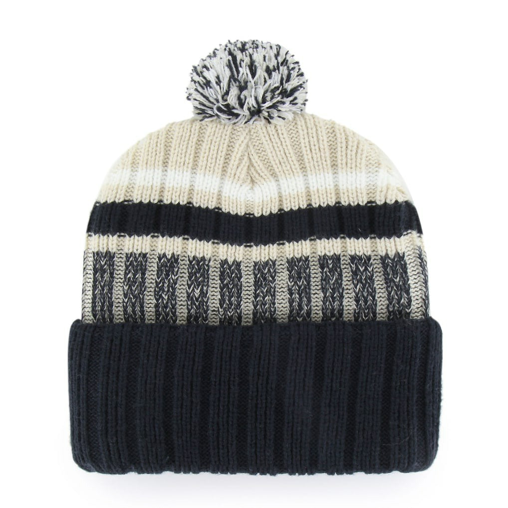 Dallas Cowboys '47 Long Range Cuffed Knit Hat with Pom - Navy - 47 brand
