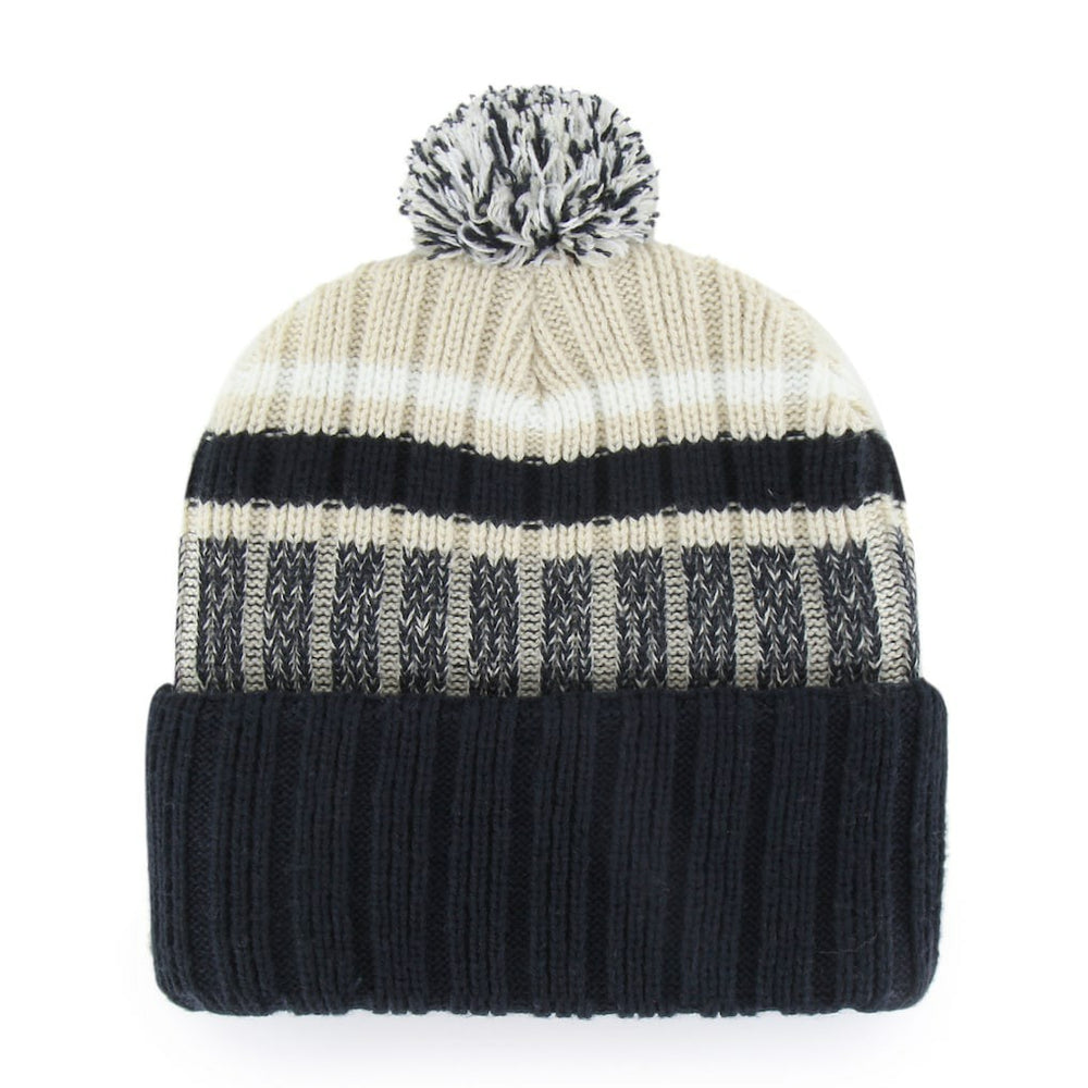 Dallas Cowboys '47 Long Range Cuffed Knit Hat with Pom - Navy - 47 brand
