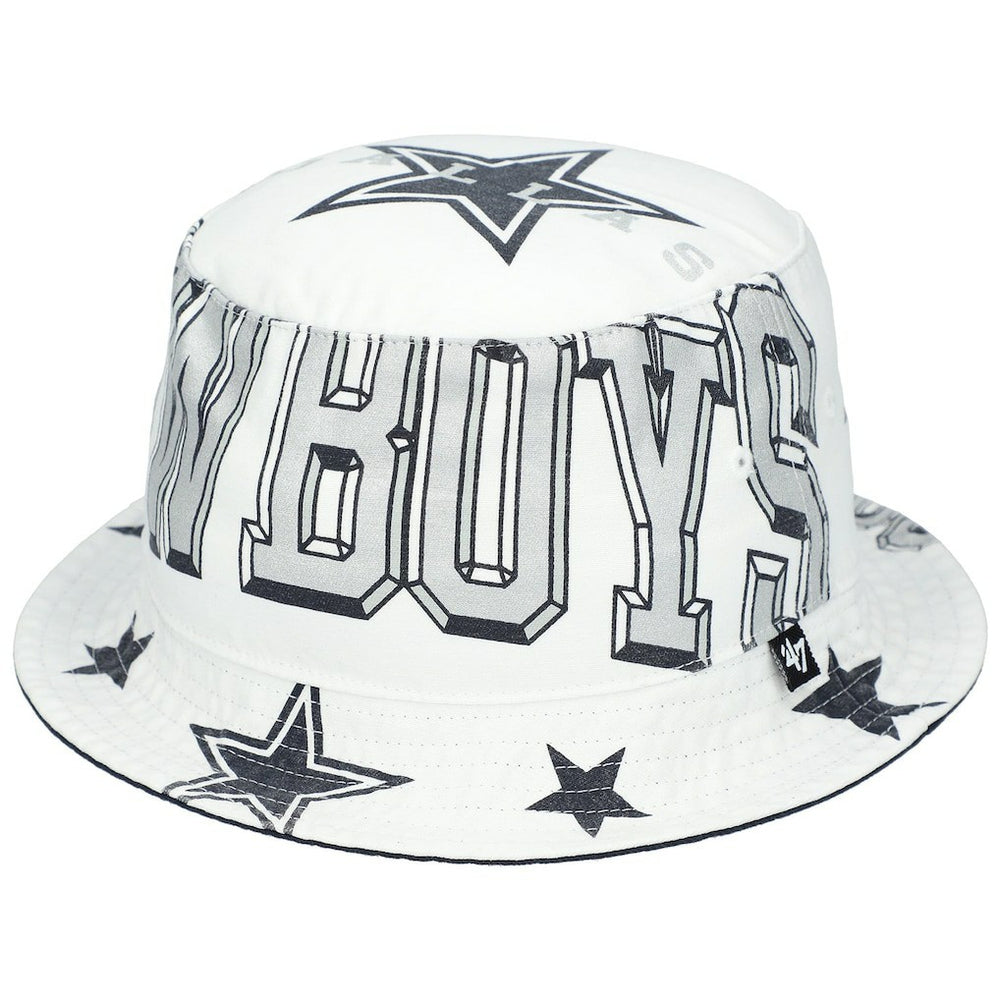 Dallas Cowboys '47 Women's Energize Bucket Hat - White - 47 brand