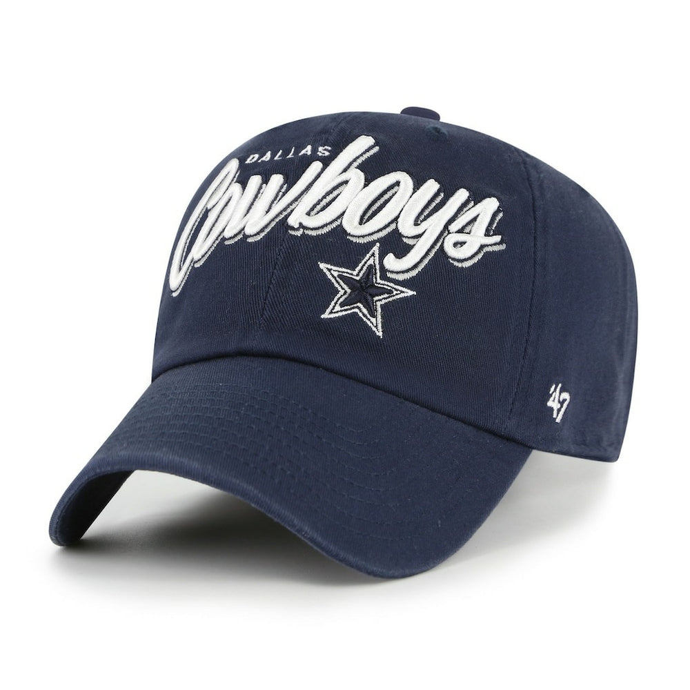 Dallas Cowboys '47 Women's Ariana Clean Up Adjustable Hat - Navy - 47 brand