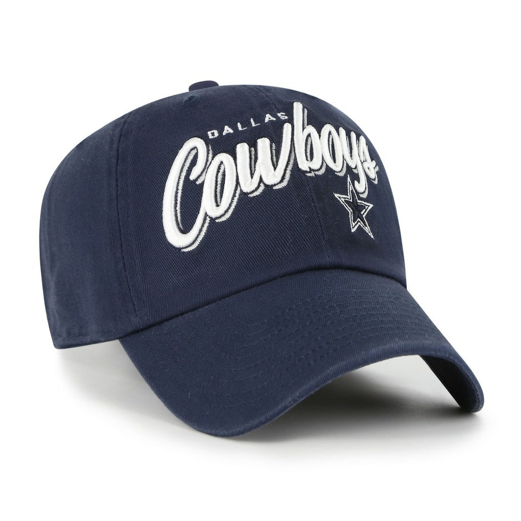 Dallas Cowboys '47 Women's Ariana Clean Up Adjustable Hat - Navy - 47 brand