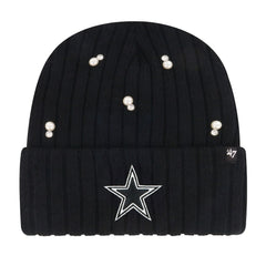 Dallas Cowboys '47 Women's Claudette Cuffed Knit Hat - Black - 47 brand