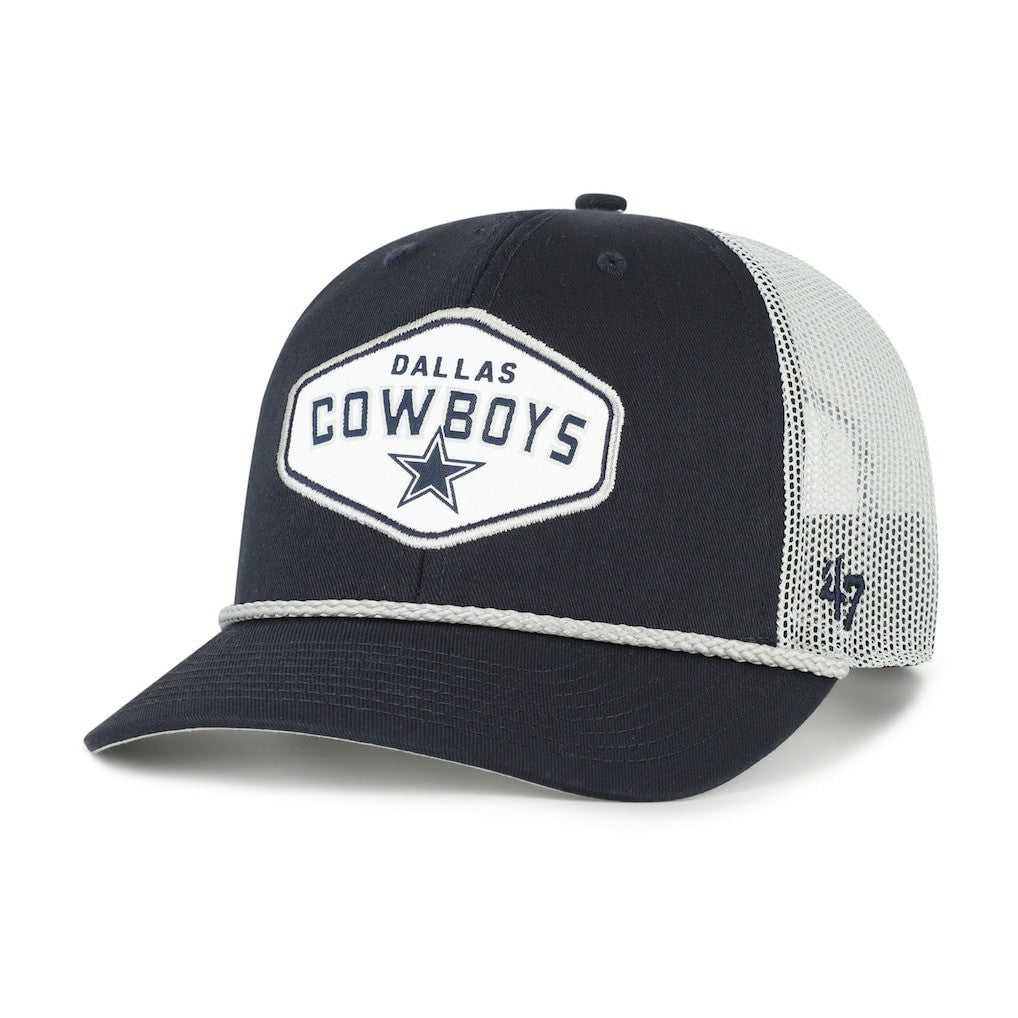 Dallas Cowboys '47 Youth Ace Out Rope Trucker Adjustable Hat - Navy - 47 brand