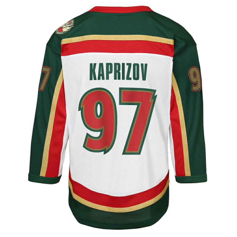 Kirill Kaprizov Minnesota Wild Youth 25th Anniversary Replica Player Jersey - White | NHL sale
