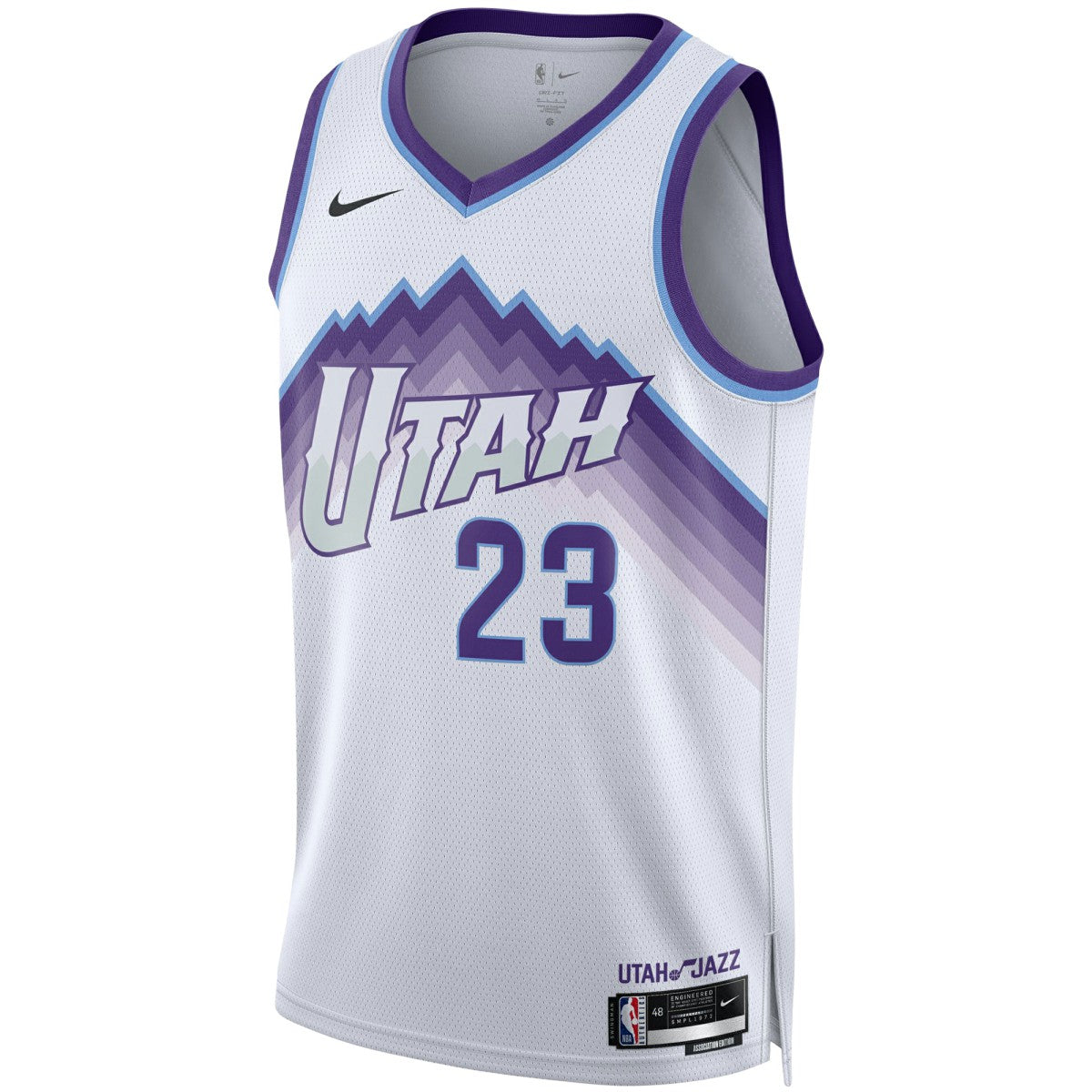 Nike Lauri Markkanen Utah Jazz Unisex Swingman Jersey Association Edition White