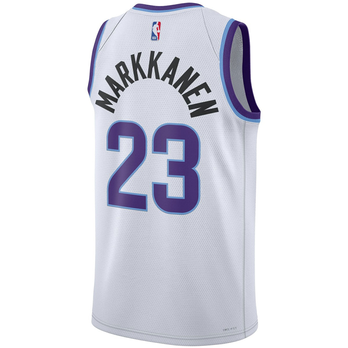 Nike Lauri Markkanen Utah Jazz Unisex Swingman Jersey Association Edition White