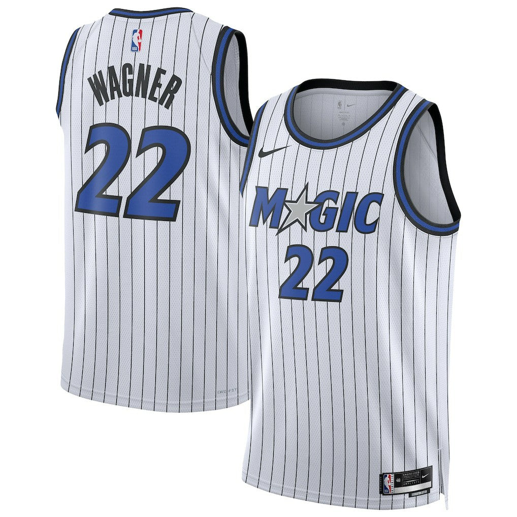 Nike Franz Wagner Orlando Magic Unisex Swingman Player Jersey Association Edition White