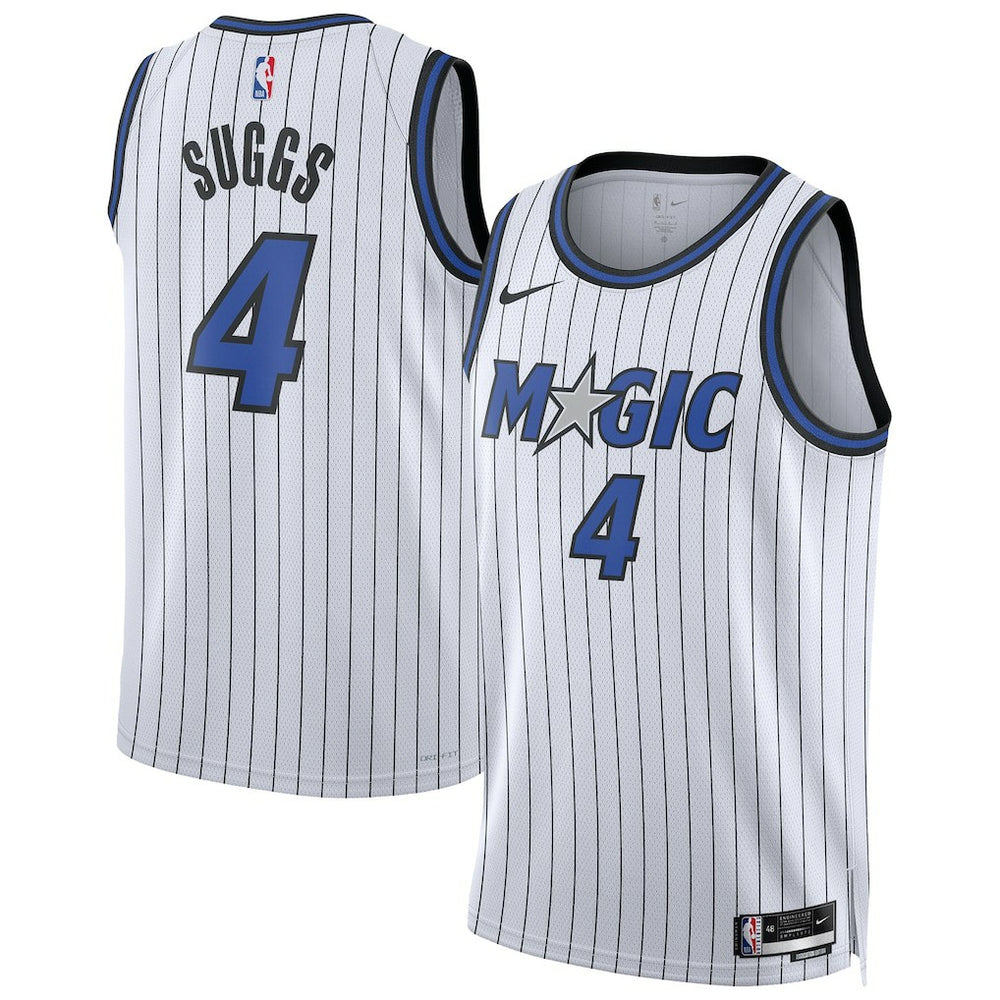 Nike Jalen Suggs Orlando Magic Unisex Swingman Player Jersey Association Edition White