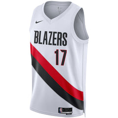 Nike Shaedon Sharpe Portland Trail Blazers Unisex Swingman Player Jersey Association Edition White