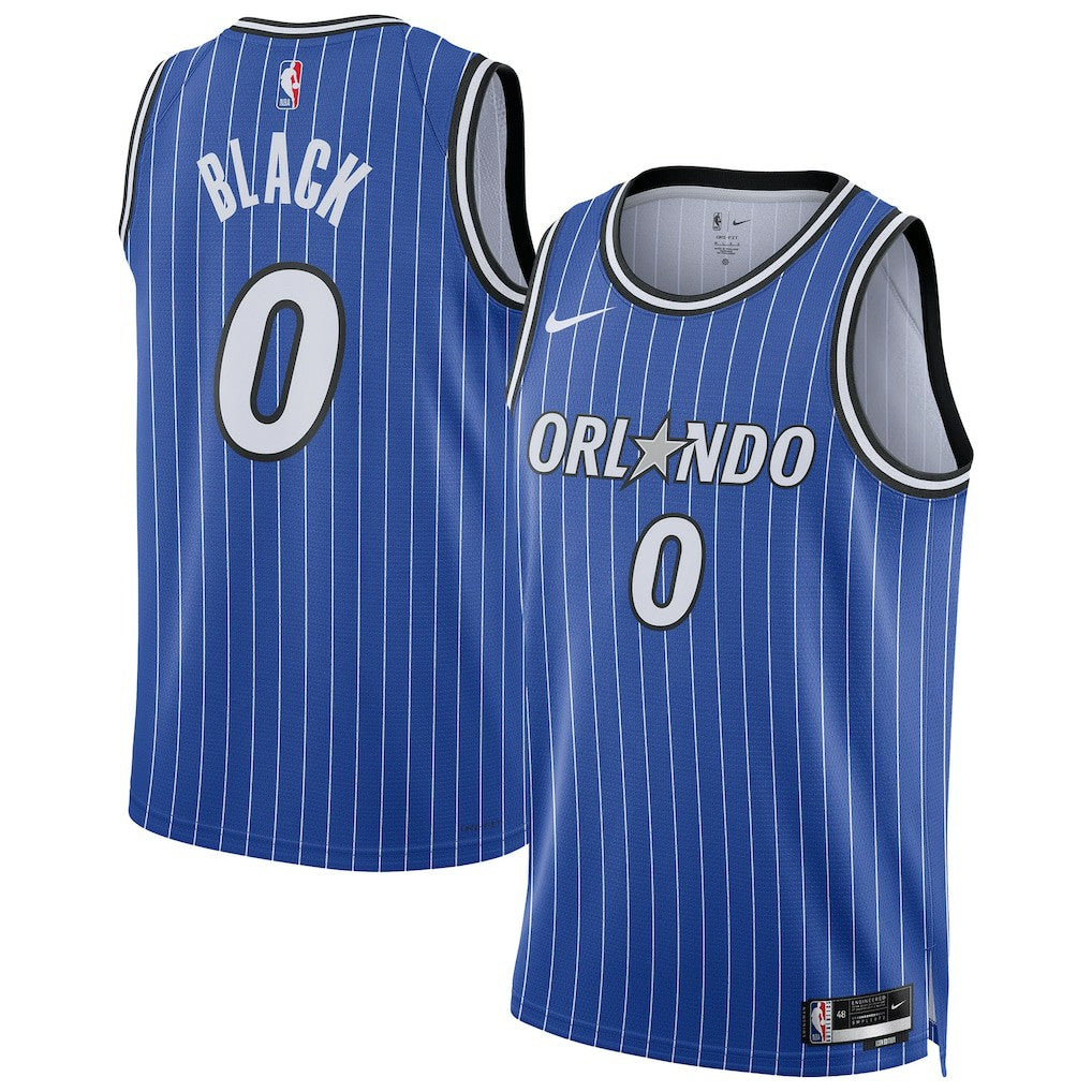 Nike Anthony Black Orlando Magic Unisex Swingman Player Jersey Icon Edition Blue