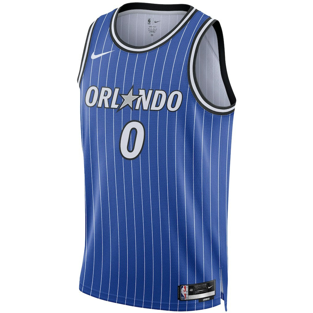 Nike Anthony Black Orlando Magic Unisex Swingman Player Jersey Icon Edition Blue