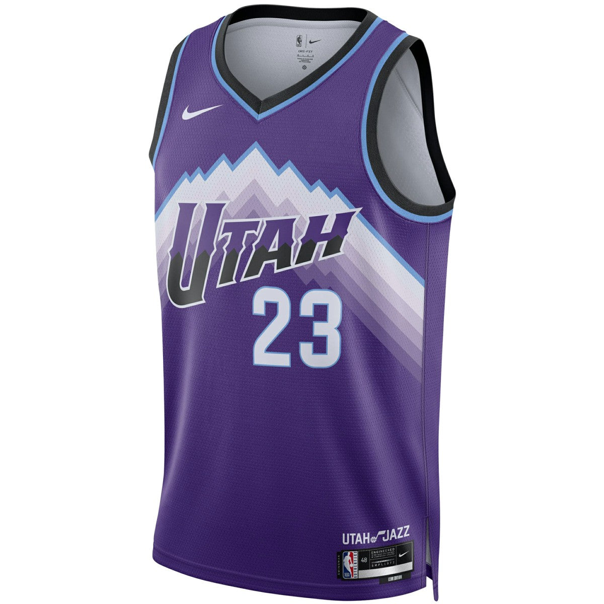Nike Lauri Markkanen Utah Jazz Unisex Swingman Jersey Icon Edition Purple