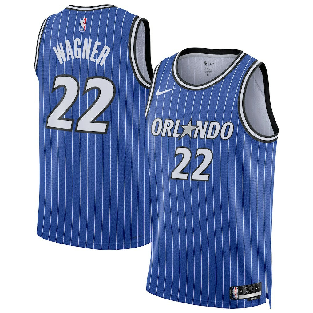 Nike Franz Wagner Orlando Magic Unisex Swingman Player Jersey Icon Edition Blue