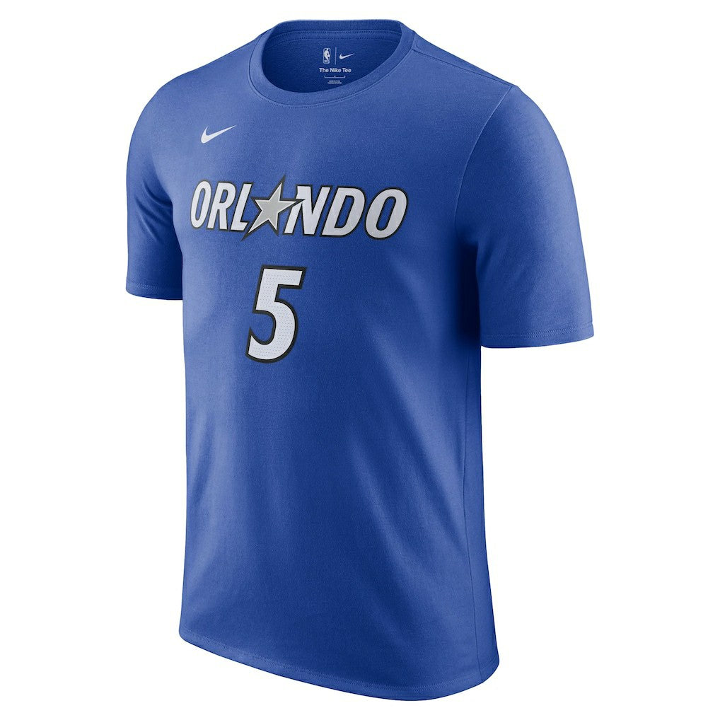 Nike Paolo Banchero Orlando Magic Icon Edition Name & Number T-Shirt Blue