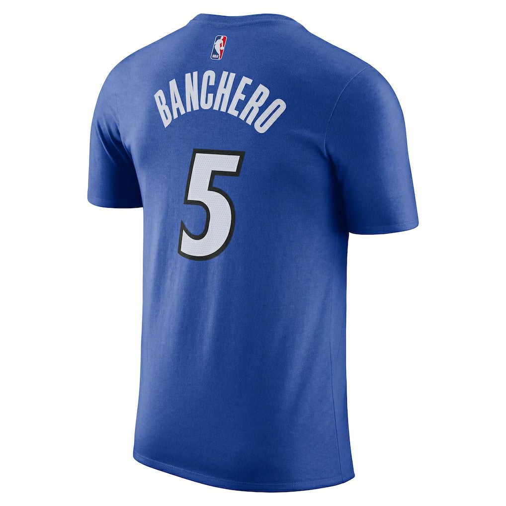 Nike Paolo Banchero Orlando Magic Icon Edition Name & Number T-Shirt Blue