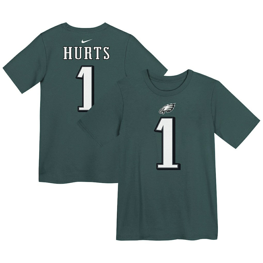Jalen Hurts Philadelphia Eagles Preschool Player Name & Number T-Shirt - Midnight Green - Nike