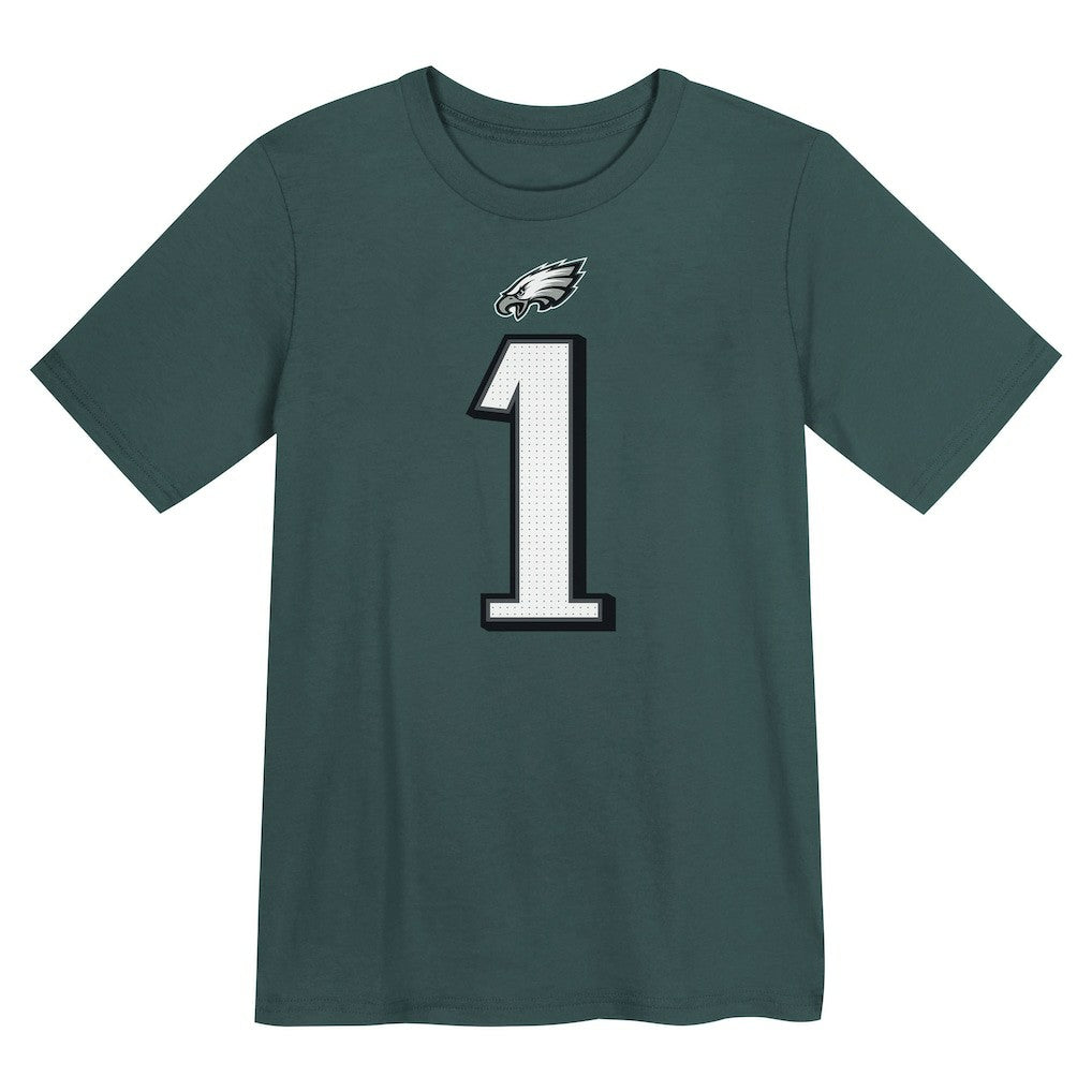 Jalen Hurts Philadelphia Eagles Preschool Player Name & Number T-Shirt - Midnight Green - Nike