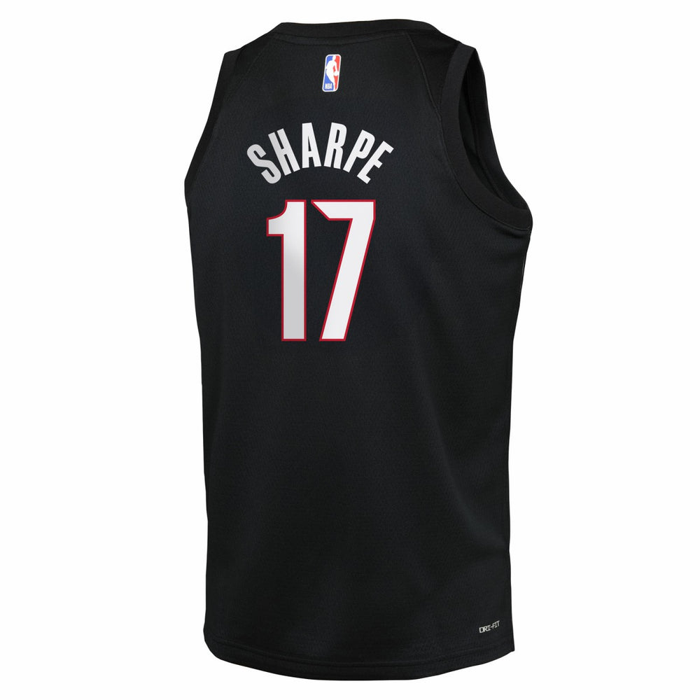 Nike Shaedon Sharpe Portland Trail Blazers Youth Icon Edition Swingman Jersey Black
