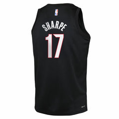 Nike Shaedon Sharpe Portland Trail Blazers Youth Icon Edition Swingman Jersey Black