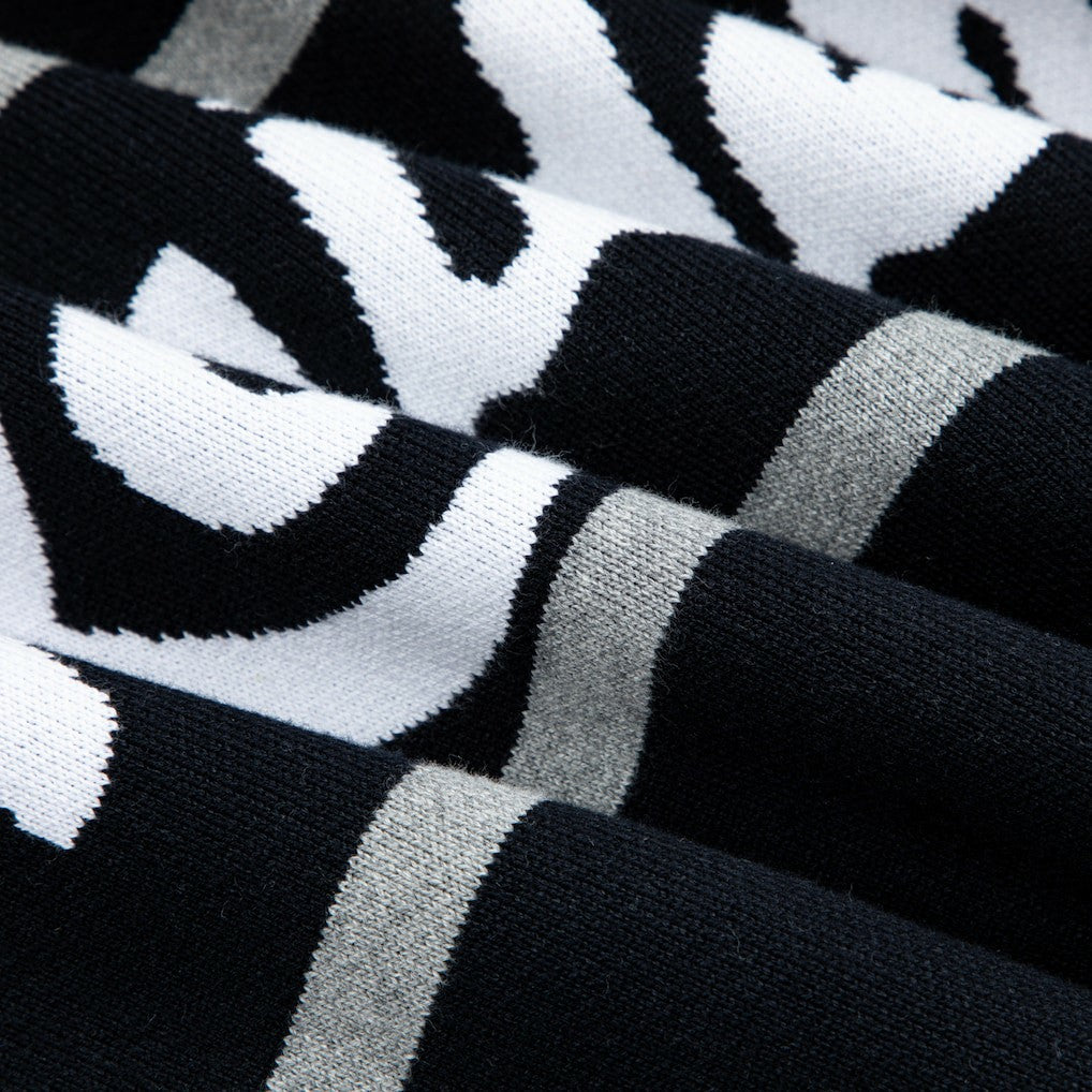 Las Vegas Raiders GOLF WANG Jacquard Pullover Sweater - Black - NFL