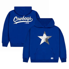 Dallas Cowboys GOLF WANG Cutout Pullover Hoodie - Royal - NFL