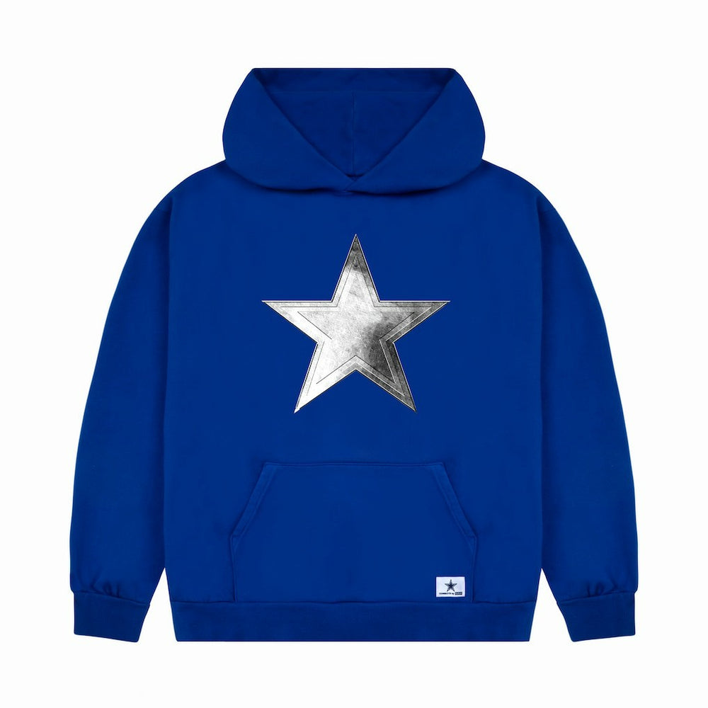 Dallas Cowboys GOLF WANG Cutout Pullover Hoodie - Royal - NFL