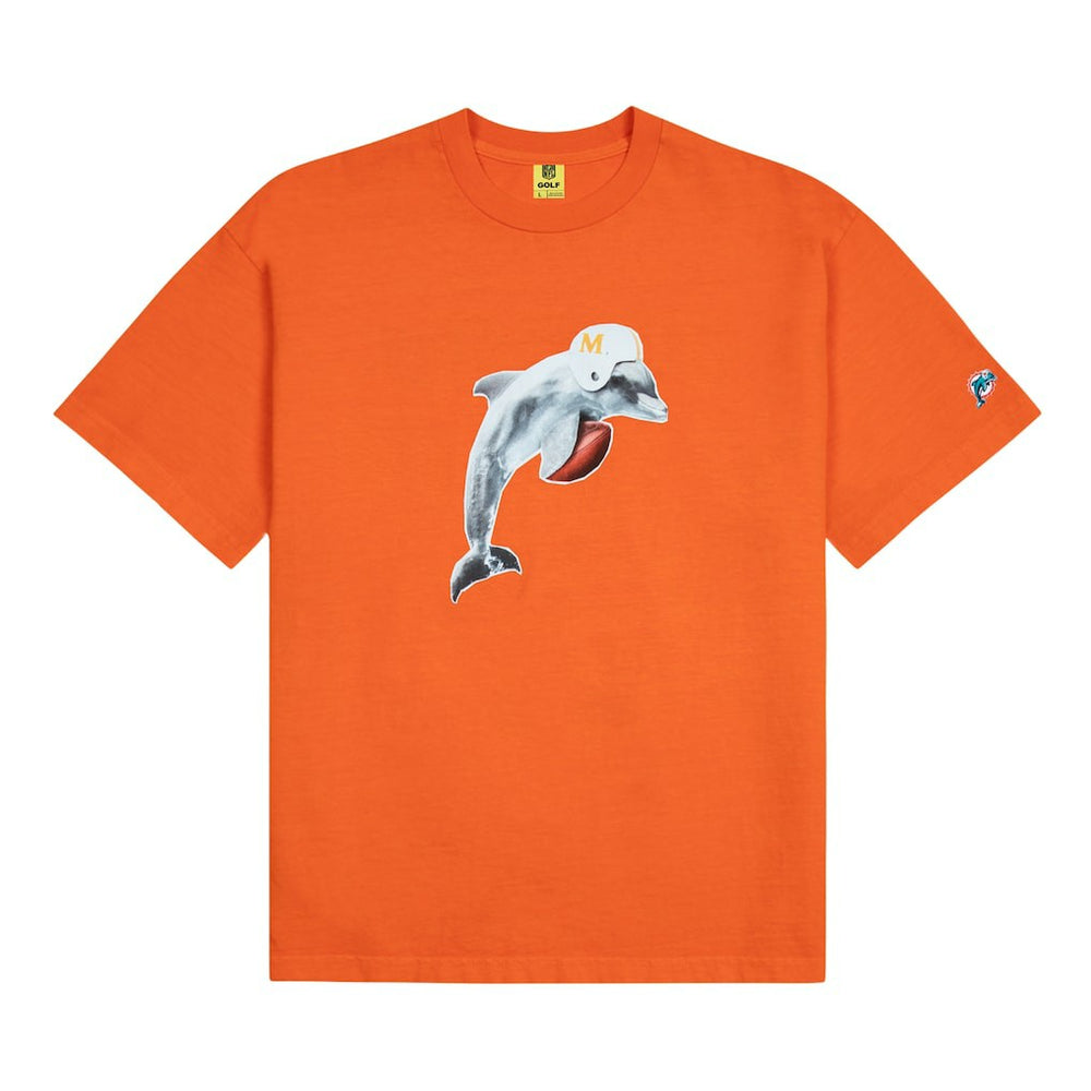 Miami Dolphins GOLF WANG Cutout T-Shirt - Orange - NFL