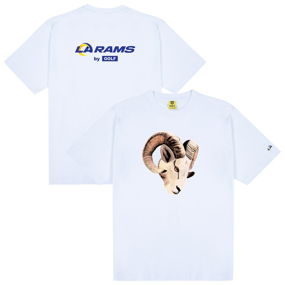 Los Angeles Rams GOLF WANG Cutout T-Shirt - White - NFL