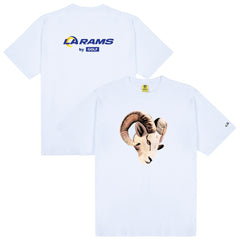Los Angeles Rams GOLF WANG Cutout T-Shirt - White - NFL