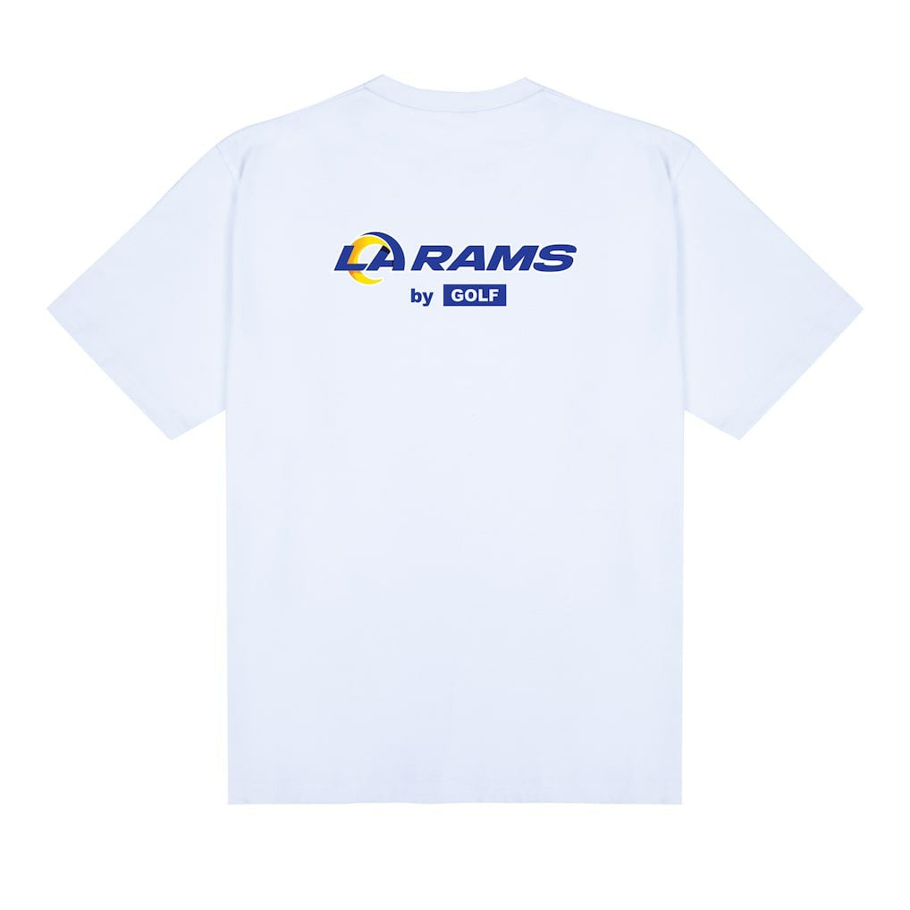 Los Angeles Rams GOLF WANG Cutout T-Shirt - White - NFL