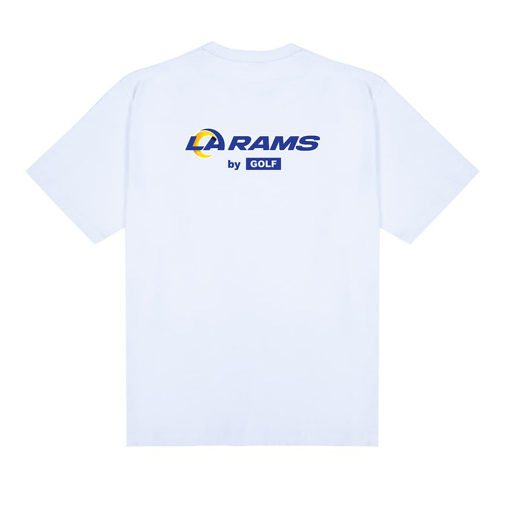 Los Angeles Rams GOLF WANG Cutout T-Shirt - White - NFL