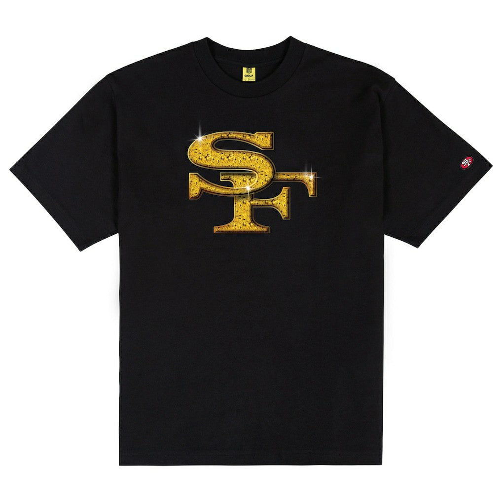 San Francisco 49ers GOLF WANG Cutout T-Shirt - Black - NFL