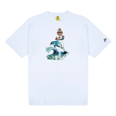 Miami Dolphins GOLF WANG Bobblehead T-Shirt - White - NFL