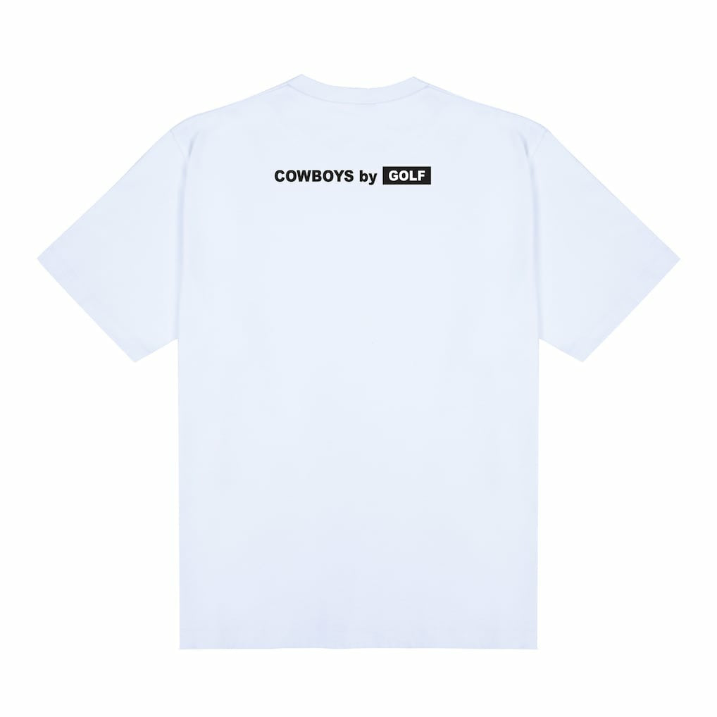 Dallas Cowboys GOLF WANG Bobblehead T-Shirt - White - NFL