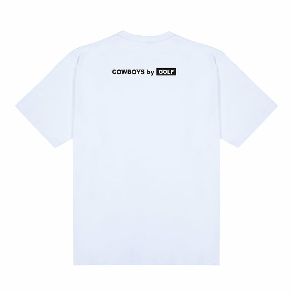 Dallas Cowboys GOLF WANG Bobblehead T-Shirt - White - NFL
