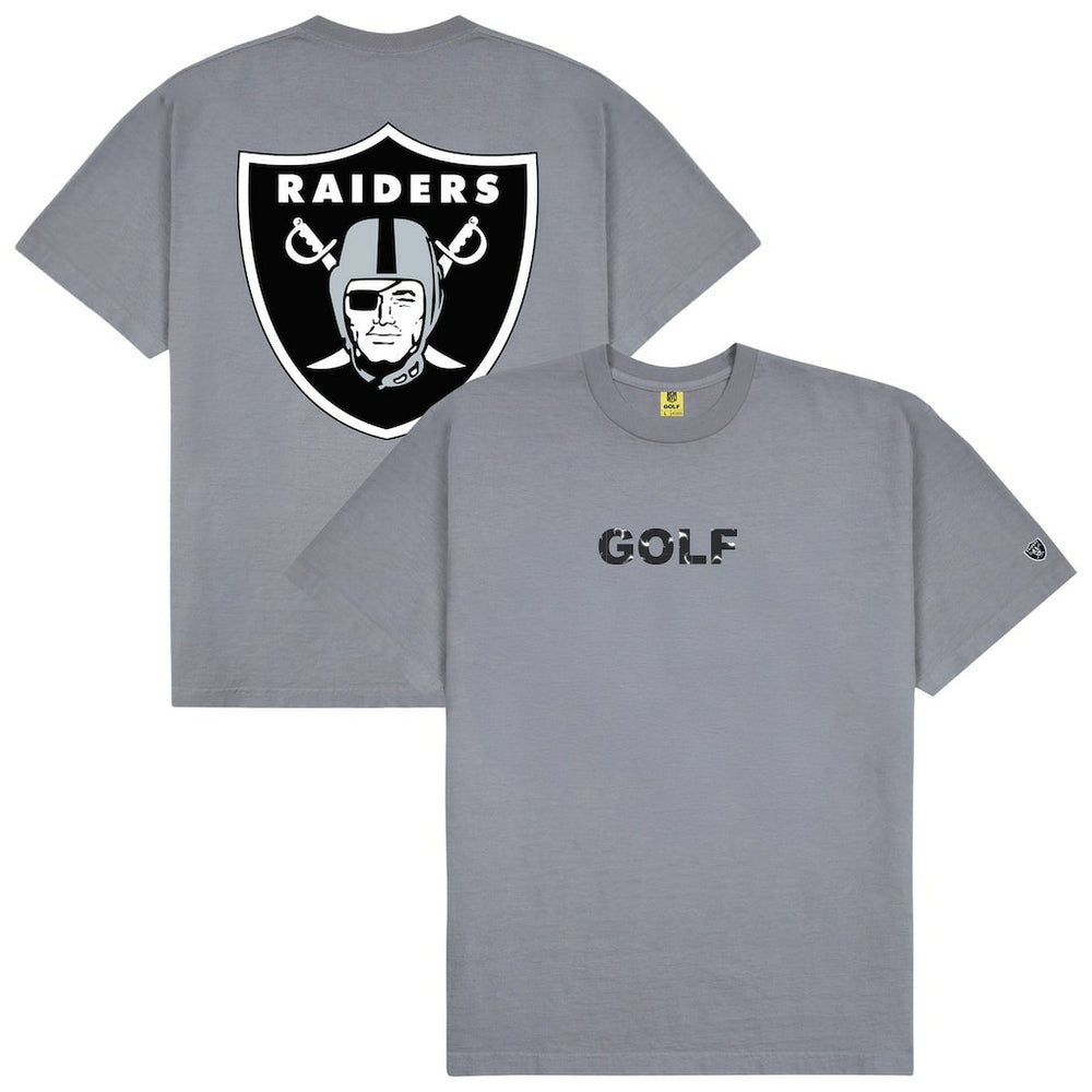 Las Vegas Raiders GOLF WANG Motto T-Shirt - Silver - NFL