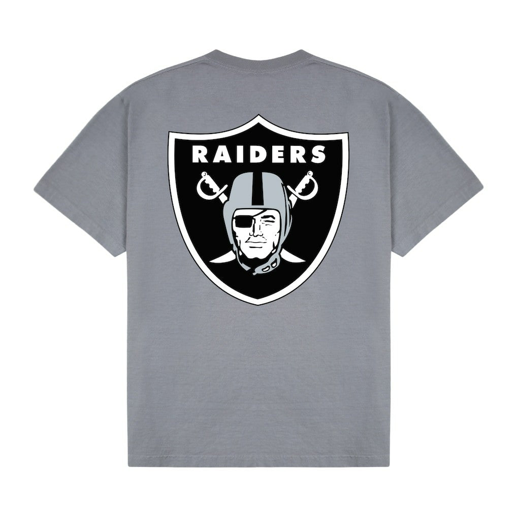 Las Vegas Raiders GOLF WANG Motto T-Shirt - Silver - NFL