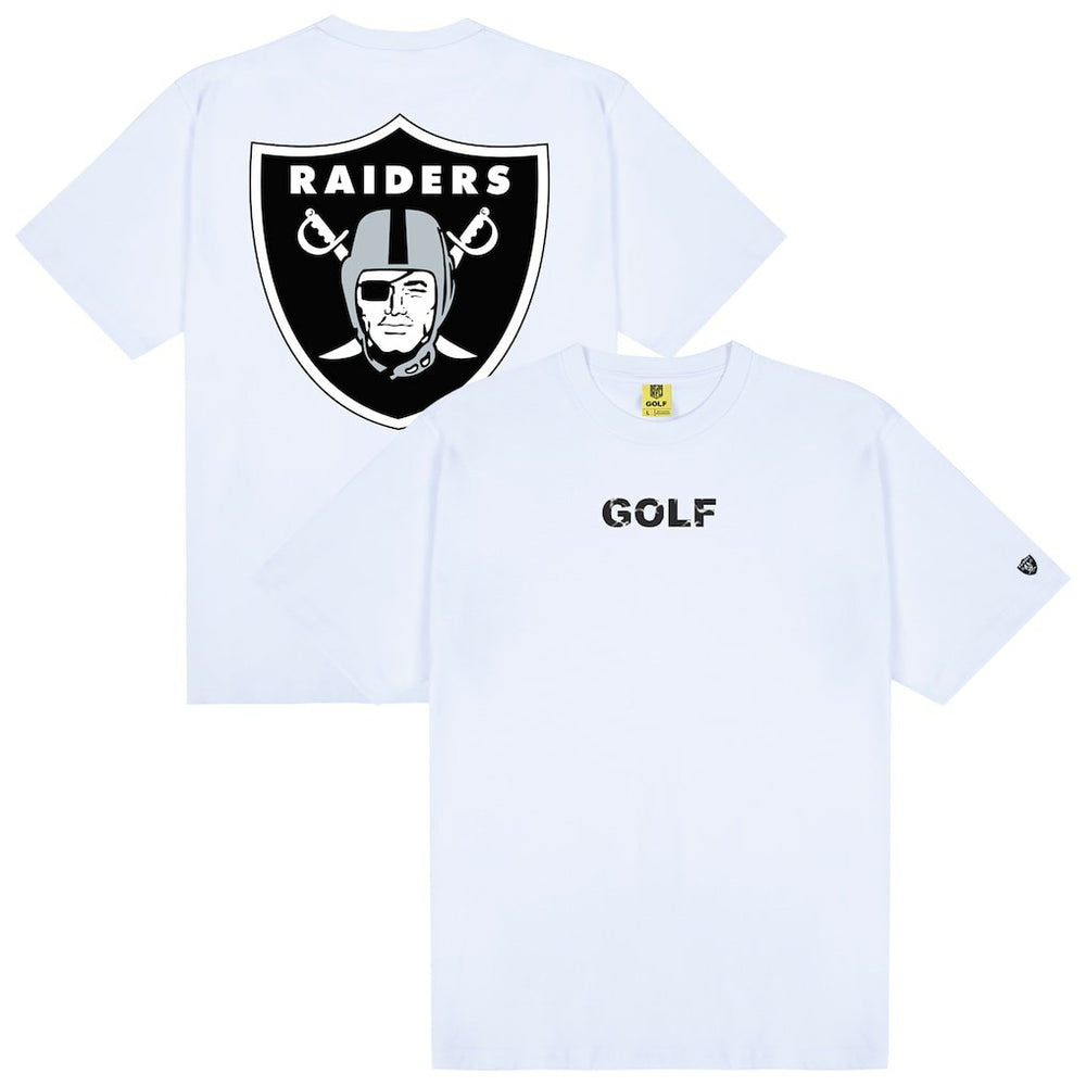 Las Vegas Raiders GOLF WANG Motto T-Shirt - White - NFL