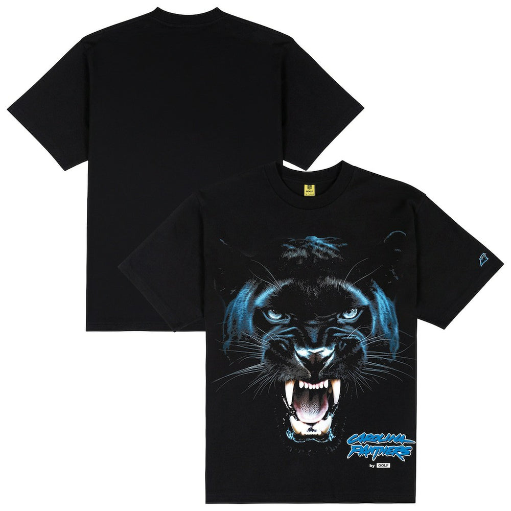 Carolina Panthers GOLF WANG Animal T-Shirt - Black - NFL