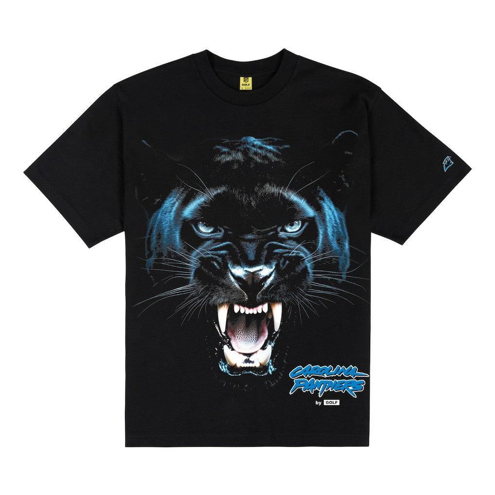 Carolina Panthers GOLF WANG Animal T-Shirt - Black - NFL